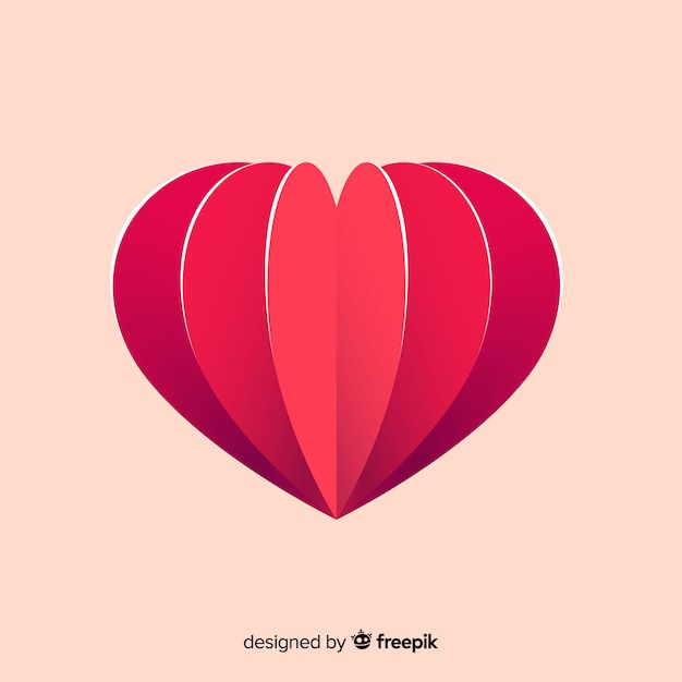 Fold heart background