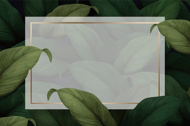 Foliage background template 