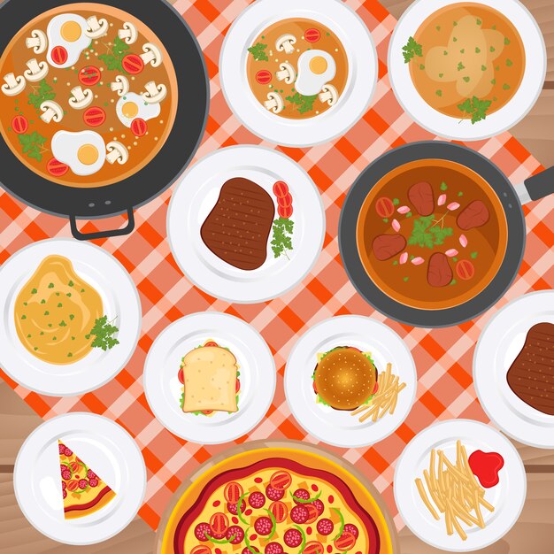 Food background design