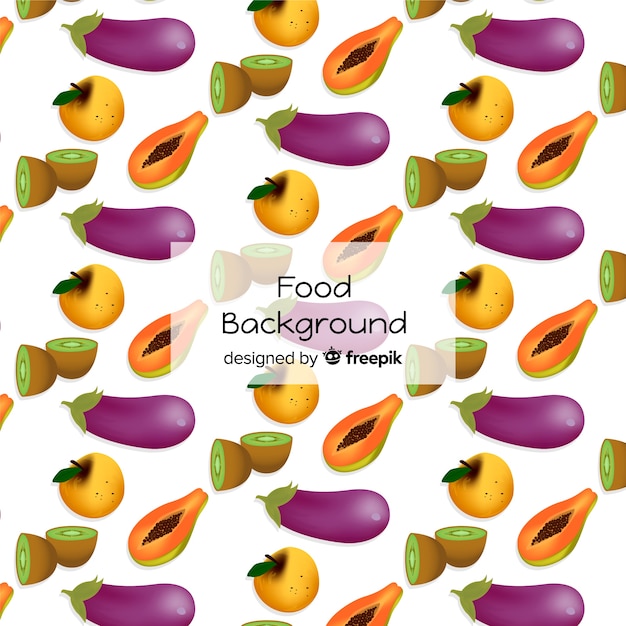 Free Vector food background