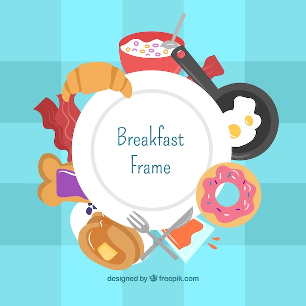 Free Vector food frame