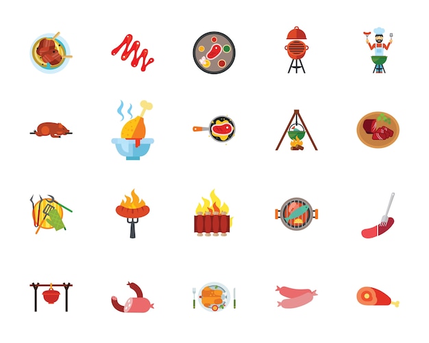 Food icon set