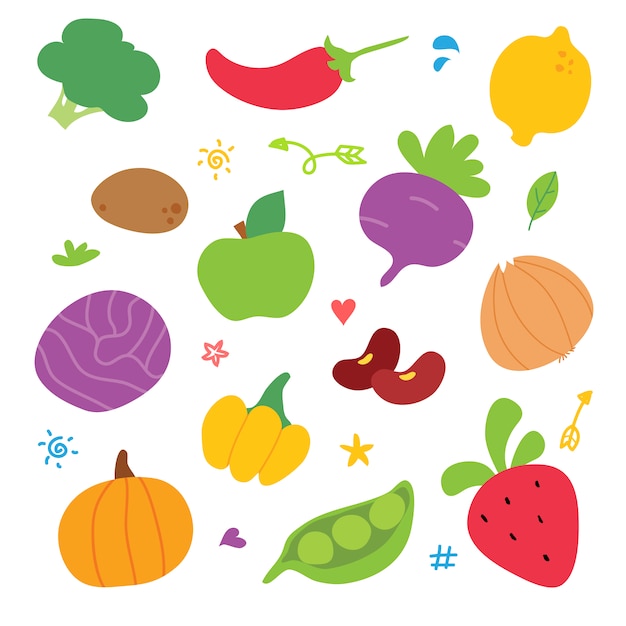 Food illustration collection