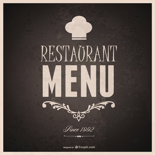 Food menu template design 