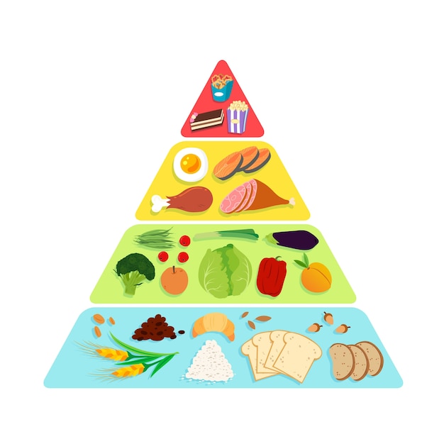 Food pyramid nutrition