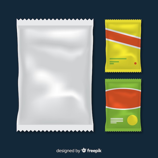 Free vector food snack pillow background