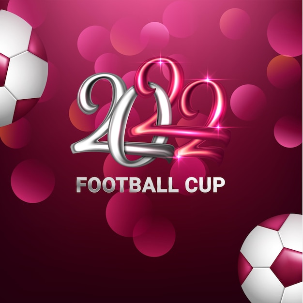 Football 2022 tournament cup background