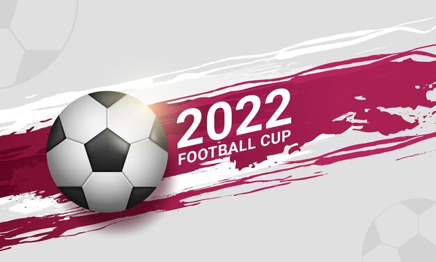 Football 2022 tournament cup background