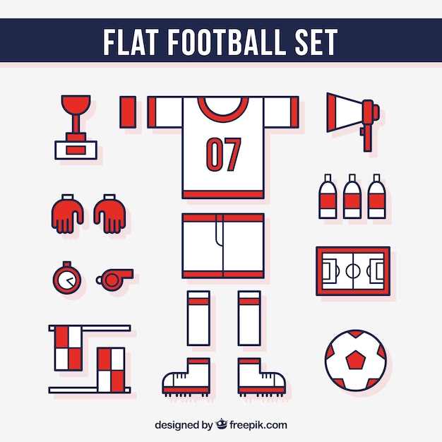 Football equipment set