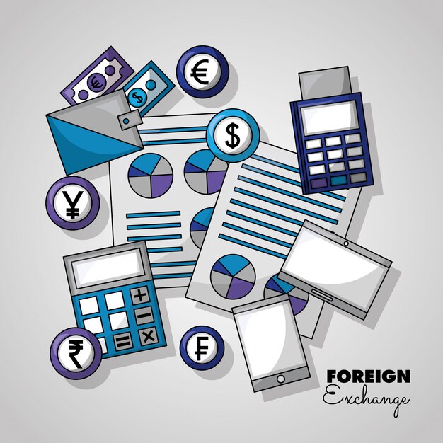 Foreign exchange background