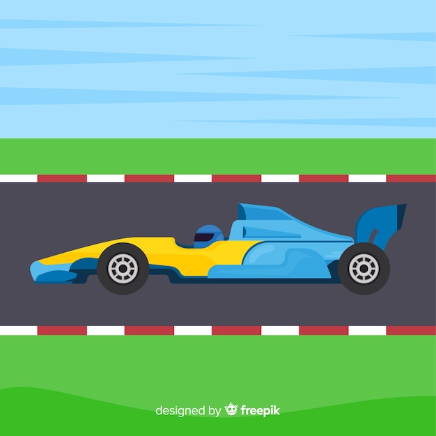 Formula 1 racing cars background