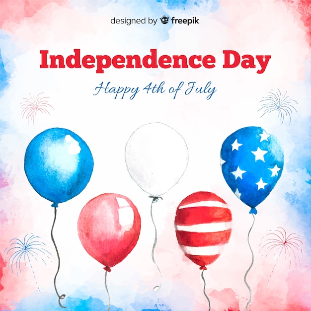 Free vector fourth of july background