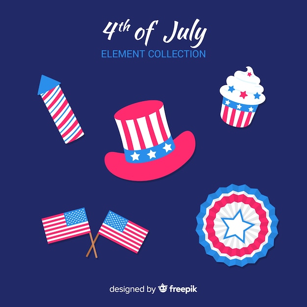 Fourth of july element collection