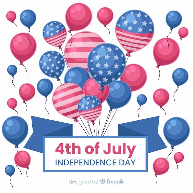 Free Vector fourth of july