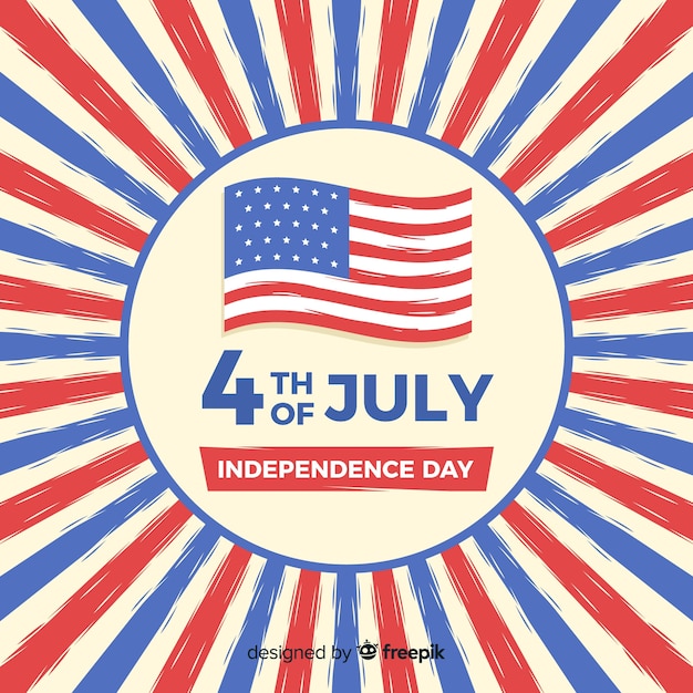 Free Vector fourth of july