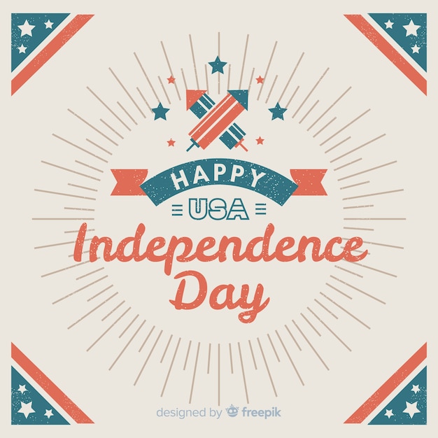 Free Vector fourth of july