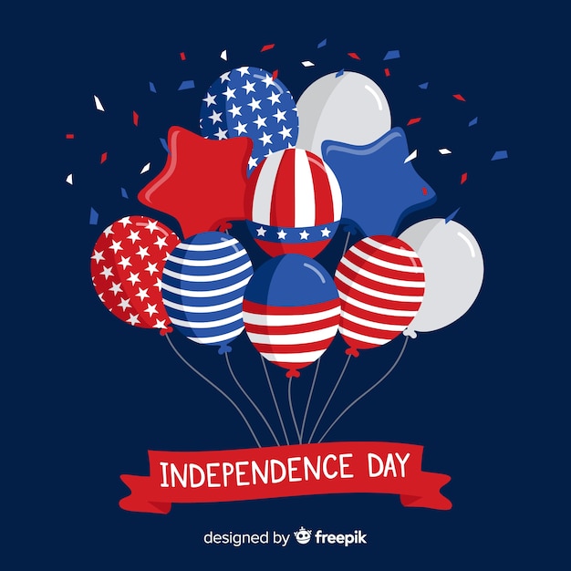 Free Vector fourth of july