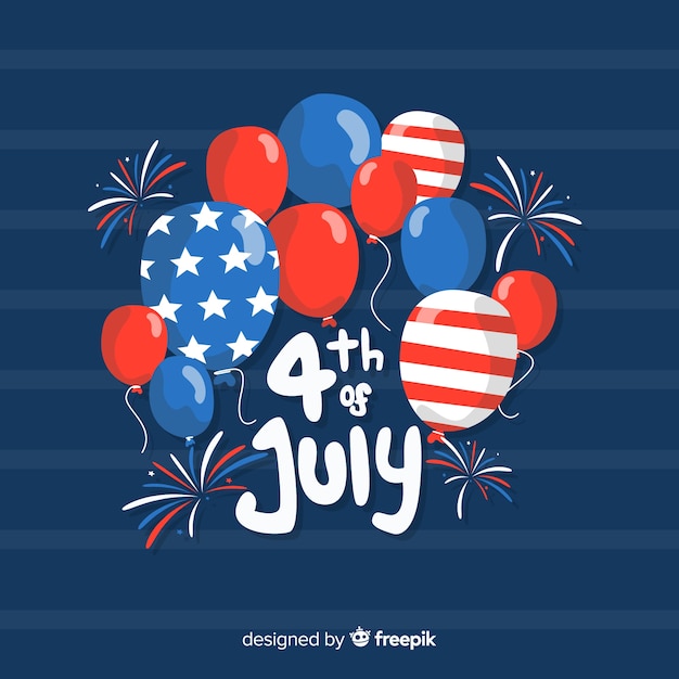 Free vector fourth of july