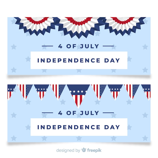 Free Vector fourth of july