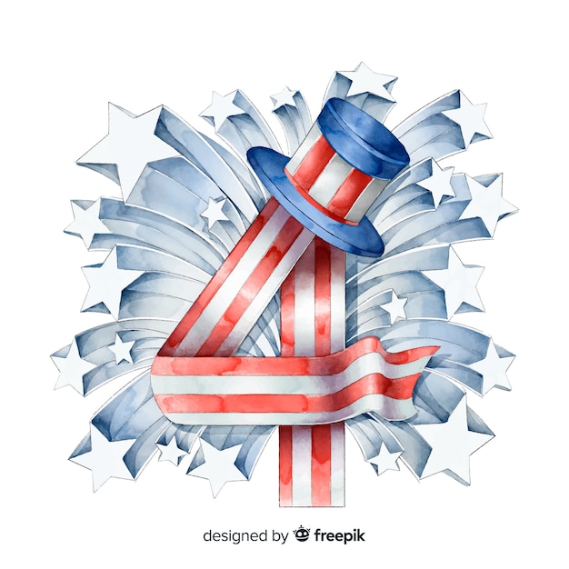 Free vector fourth of july