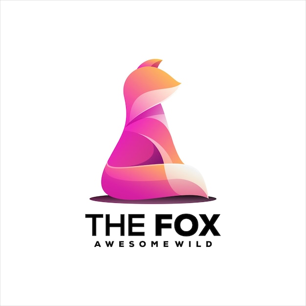 Fox colorful gradient logo