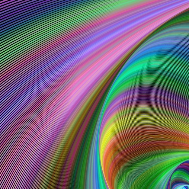 Free Vector fractal background design