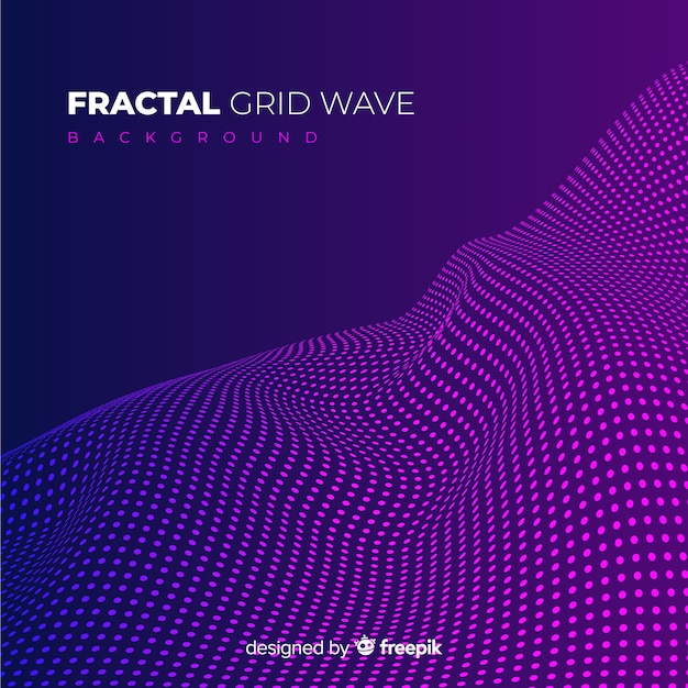 Fractal grid wave background