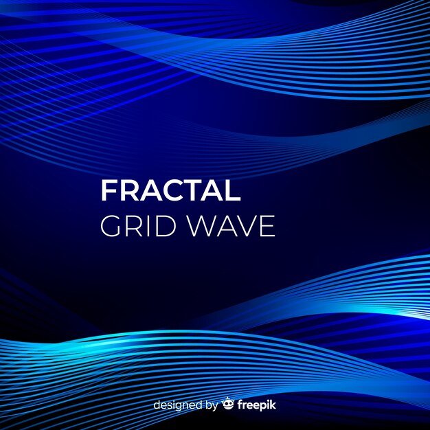 Fractal grid wave background