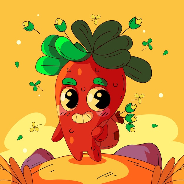 Frailejon character illustration