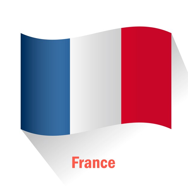 France flag background