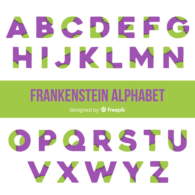 Frankenstein's alphabet