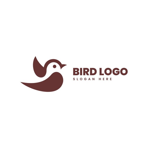 free vector bird silhouette logo design