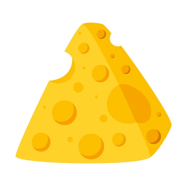 Free Vector fresh cheese dairy product icon