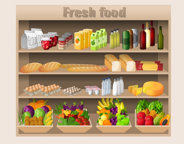 Free Vector fresh food