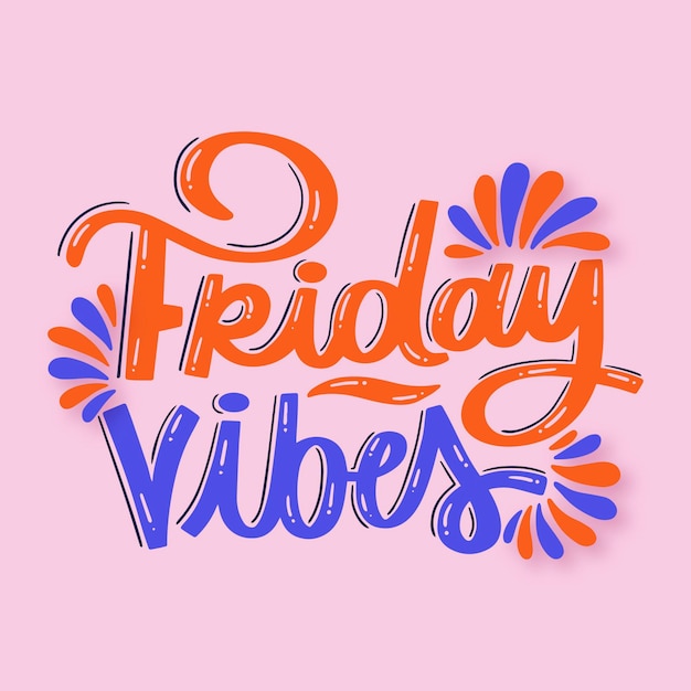 Friday lettering