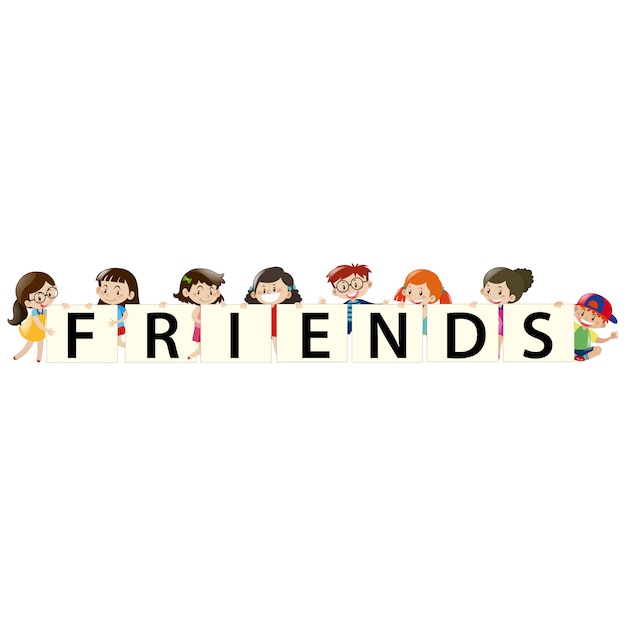 Friendship background design