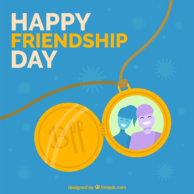 Free vector friendship day background