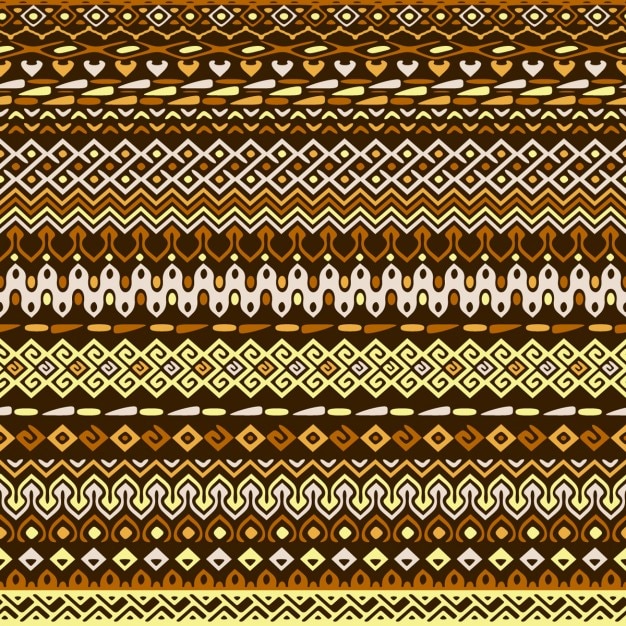 Free Vector fringe pattern of ethnic forms