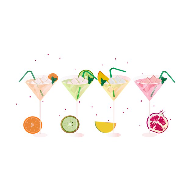 Fruit cocktail collection