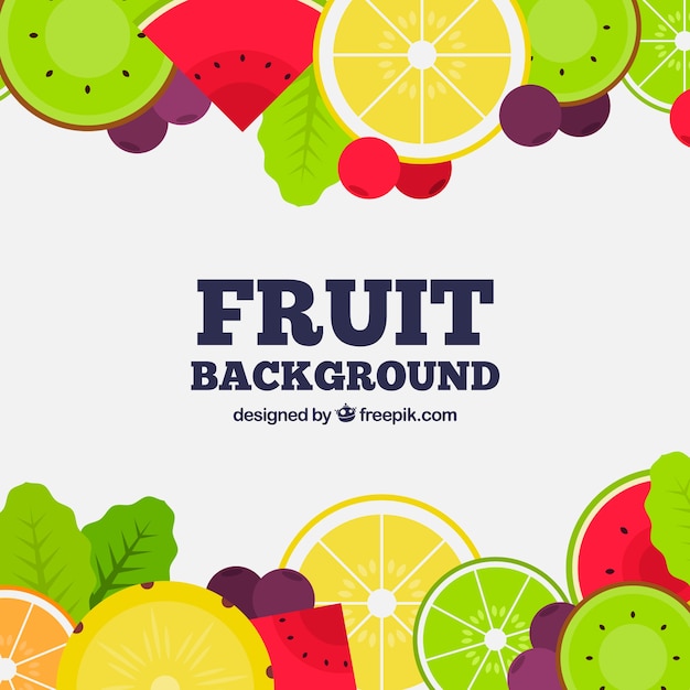 Fruit frame background