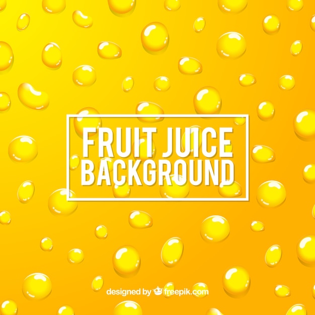 Fruit juice background with drops