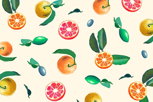 Fruit and vegetables background