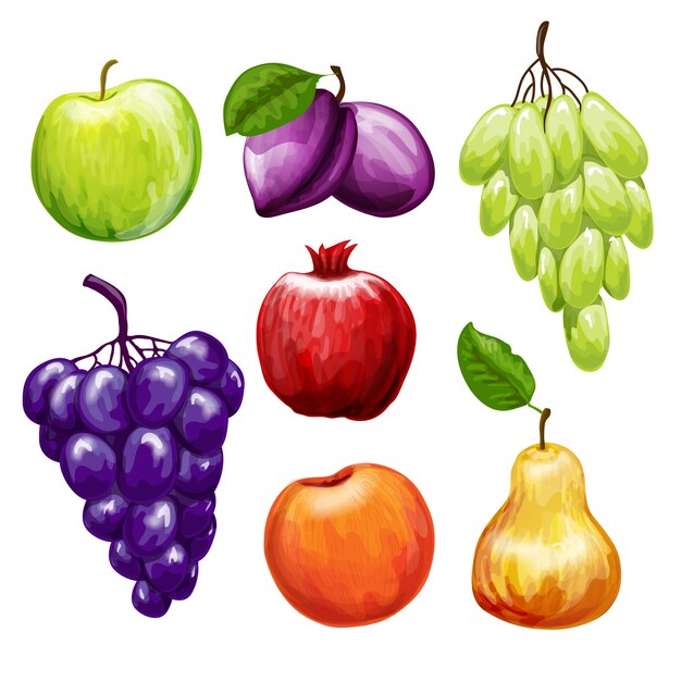 Fruits Icons Set