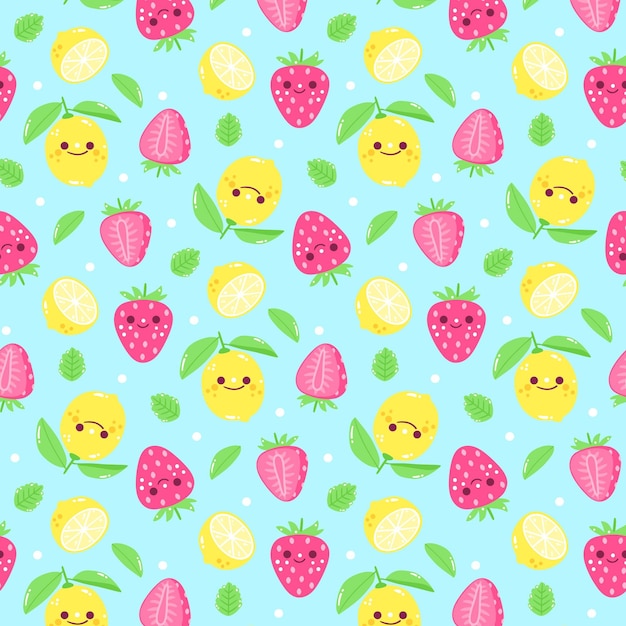 Fruits pattern concept