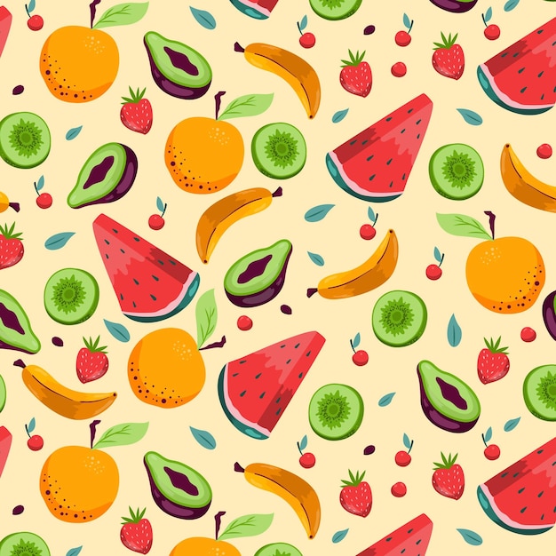 Fruits pattern style