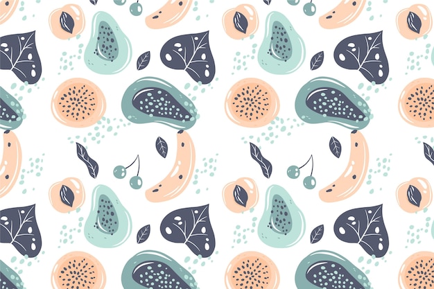 Free Vector fruits pattern