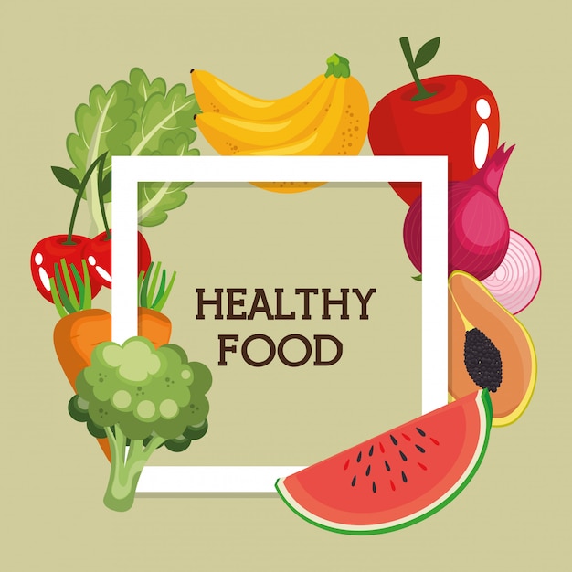 fruits and vegetables healthy food