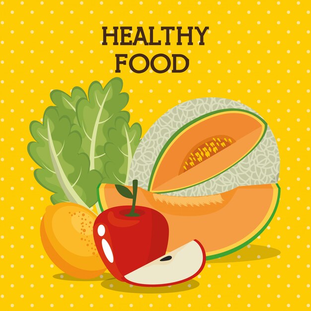 fruits and vegetables healthy food