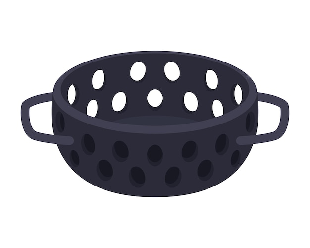 Free Vector fry strainer kitchen utensil icon