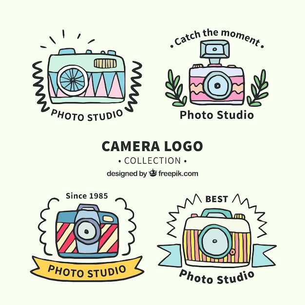 Funny camera logo collection